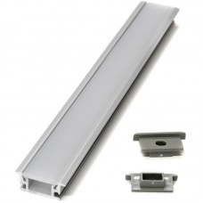 Προφίλ Αλουμινίου Δαπέδου 2m για ταινία LED με Κάλυμμα 99ACC403FLP